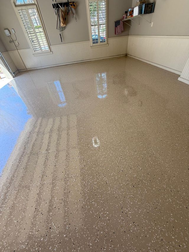 Beige flake, interior room: flake system floor, home interior
